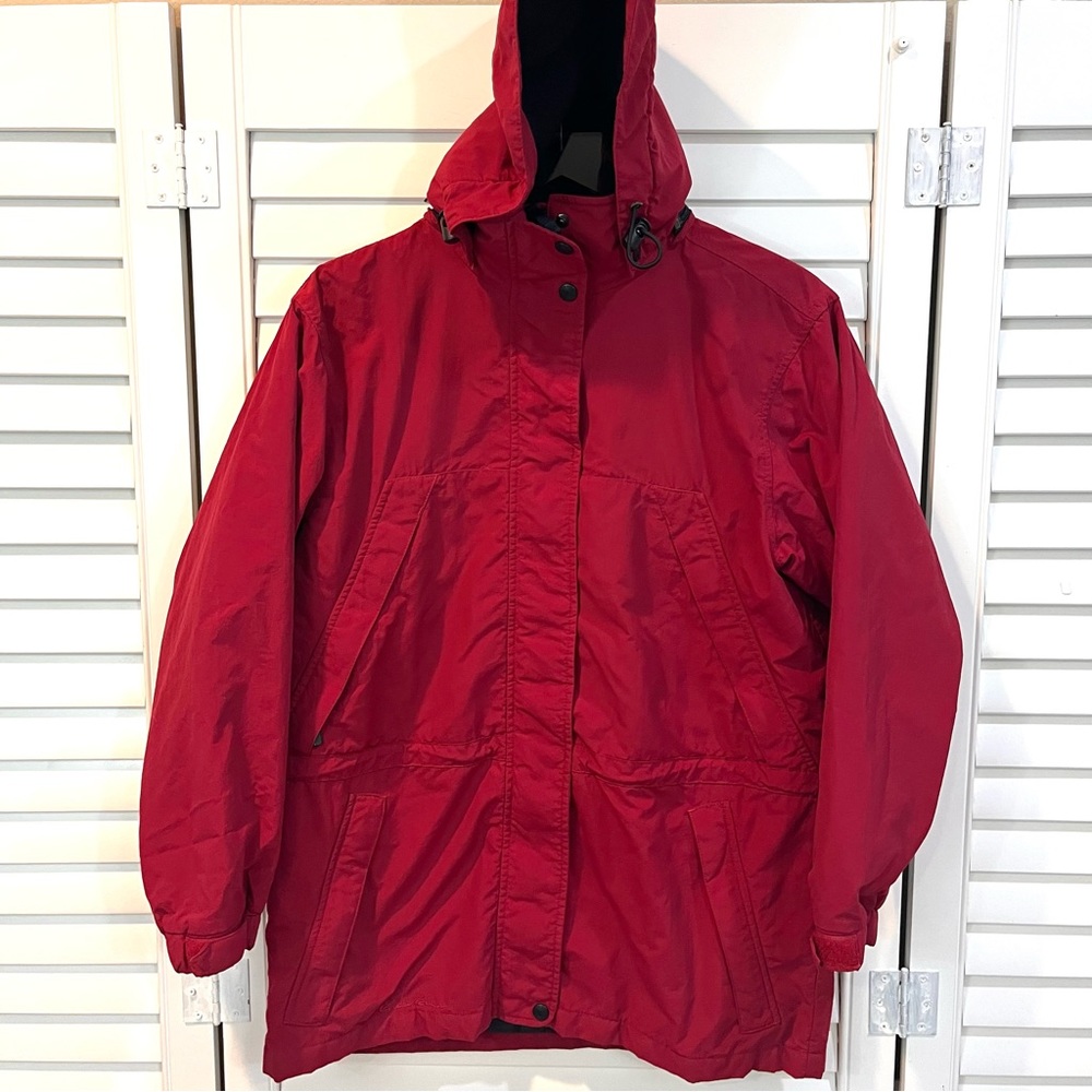 Eddie Bauer Polartec Red Coat